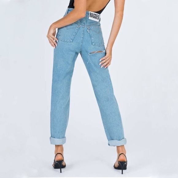 The Ragged Priest Butt Rip Mom Jeans - Picture 9 of 9